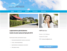 Tablet Screenshot of hmp-service.fi